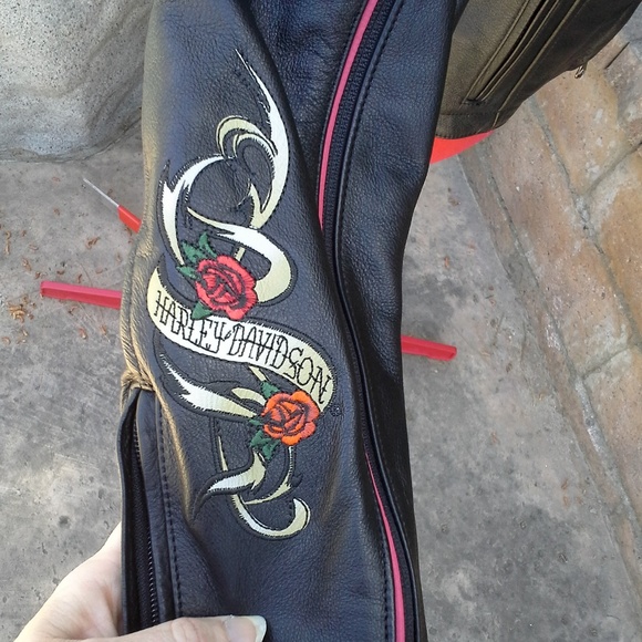 Harley Davidson convertible leather jacket - Picture 5 of 8